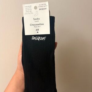 H&M Black Basquiat Socks - 3 Pack